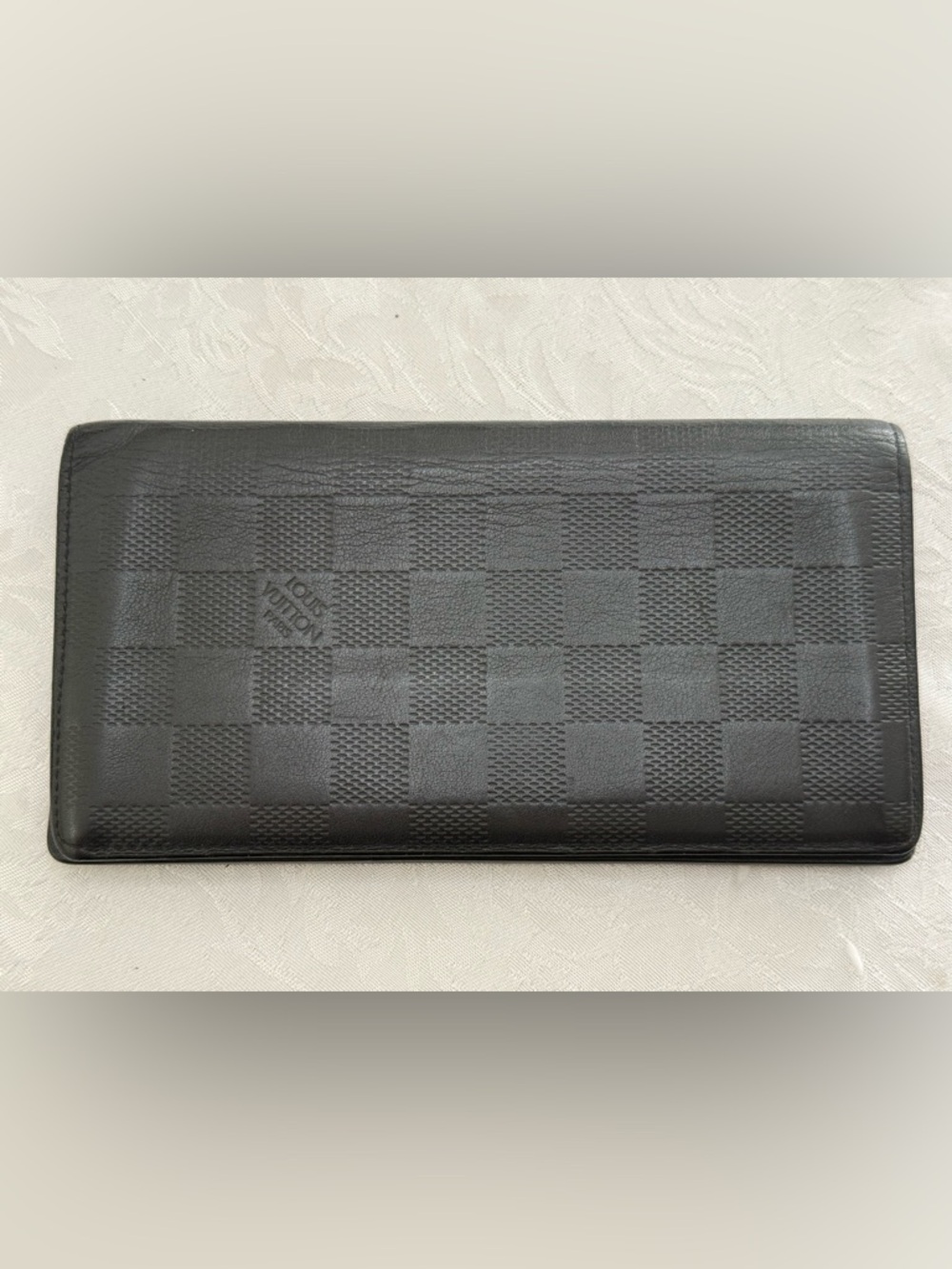 LOUIS VUITTON Damier Infini Brazza Wallet Onyx - Picture 4 of 14